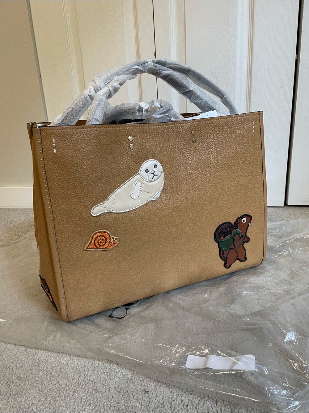 Coach Rogue 39 Shoulder Bag - Brown - Picture 10 of 12